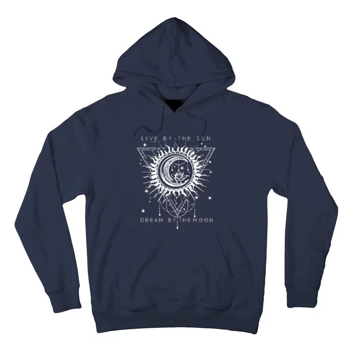 Live By The Sun Dream By The Moon Boho Graphic Tall Hoodie