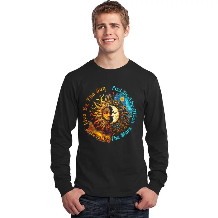 Live By The Sun Feel By The Moon Spirituality Tall Long Sleeve T-Shirt