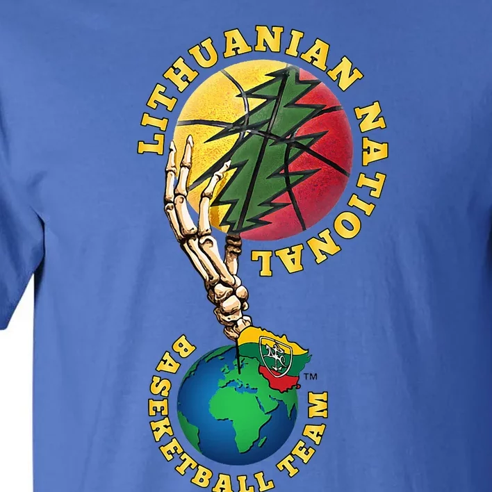 Lithuanian BB Team Win For Lietuva By Lithuania Strong Tall T-Shirt