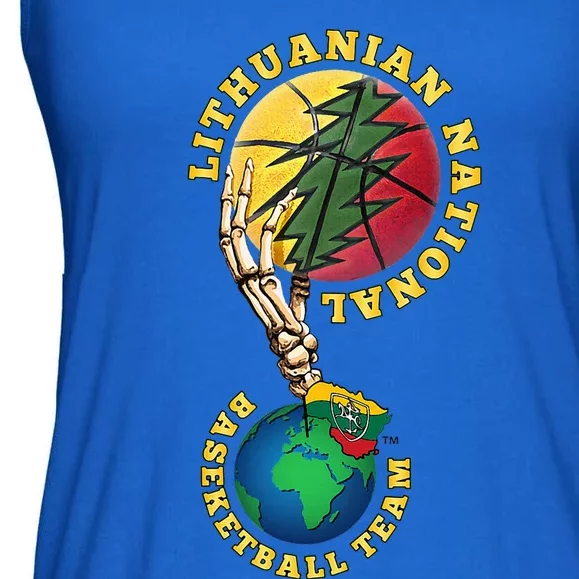 Lithuanian BB Team Win For Lietuva By Lithuania Strong Ladies Essential Flowy Tank