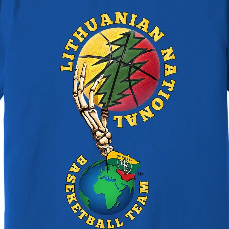 Lithuanian BB Team Win For Lietuva By Lithuania Strong Premium T-Shirt