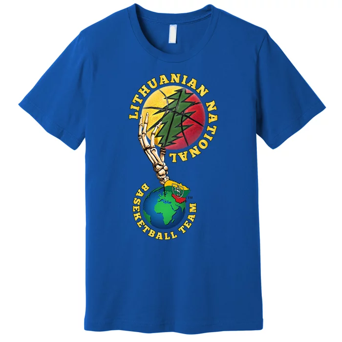 Lithuanian BB Team Win For Lietuva By Lithuania Strong Premium T-Shirt