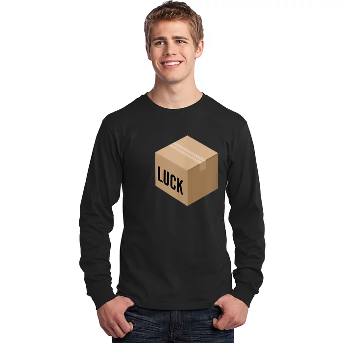 Luck Box Texas Hold 'Em Poker Player Casino Long Sleeve Shirt