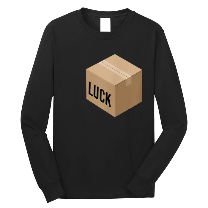 Luck Box Texas Hold 'Em Poker Player Casino Long Sleeve Shirt