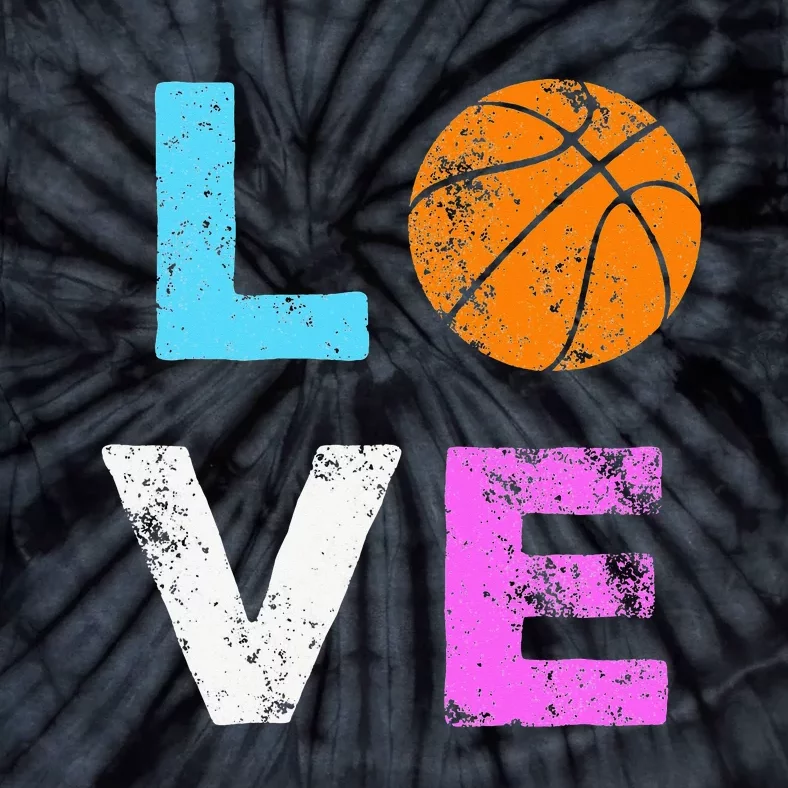 Love Basketball Team Fan Gift for mother's day Tie-Dye T-Shirt