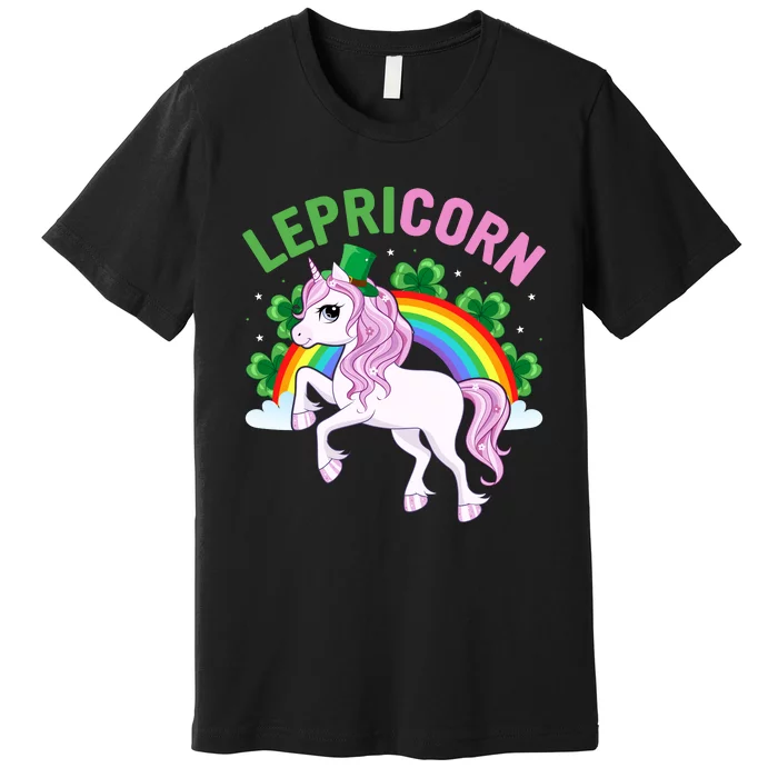 Lepricorn Best Unicorn Gift For Irish Premium T-Shirt