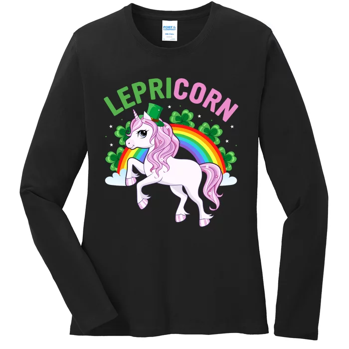 Lepricorn Best Unicorn Gift For Irish Ladies Long Sleeve Shirt