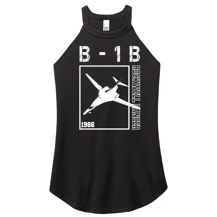 Lancer B1B USAF 1986 Women’s Perfect Tri Rocker Tank