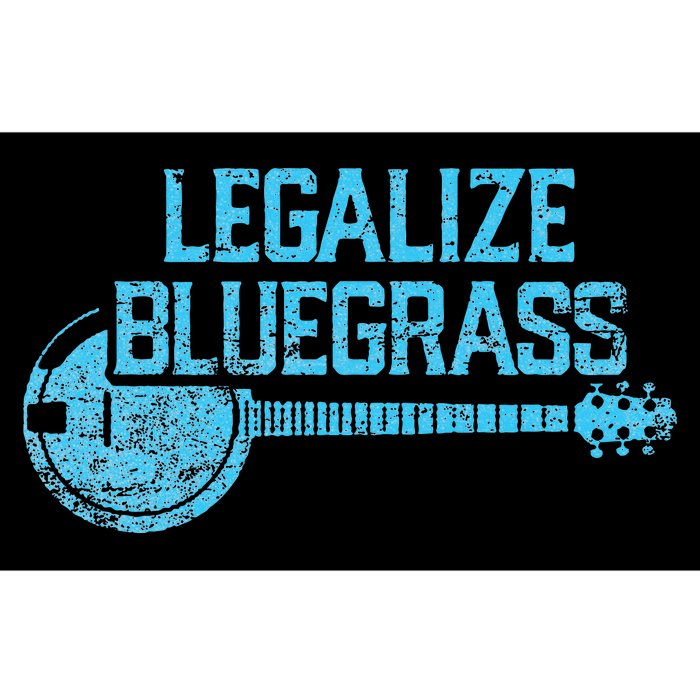 Legalize Bluegrass! Vintage Graphic Design Music Fan Bumper Sticker