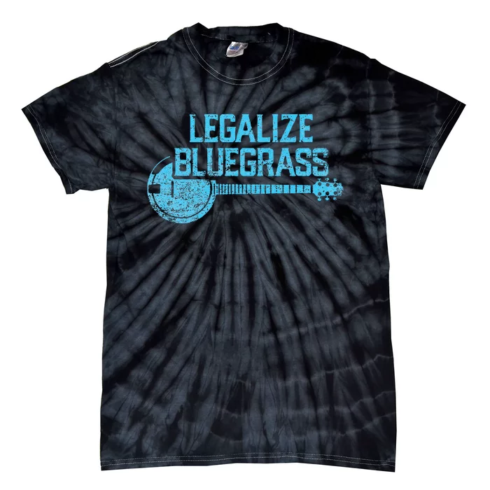 Legalize Bluegrass! Vintage Graphic Design Music Fan Tie-Dye T-Shirt