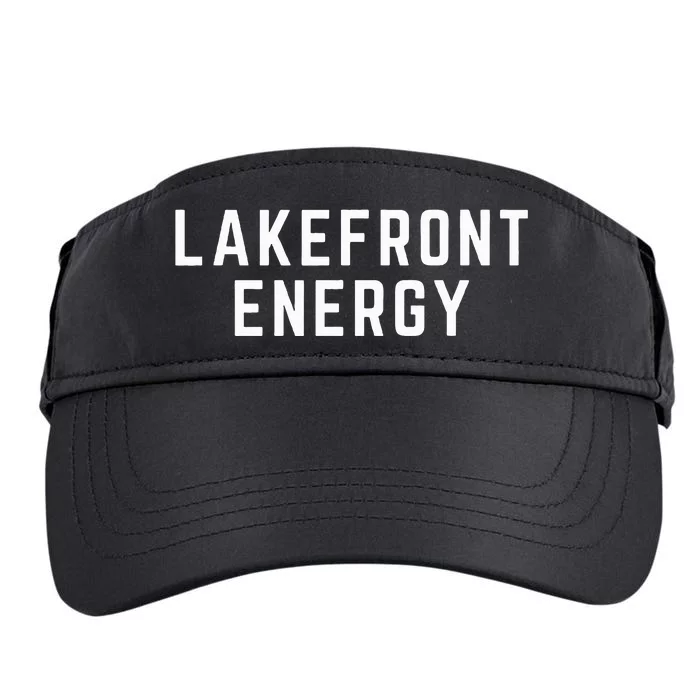 Lakefront Beach Vibes Adult Drive Performance Visor