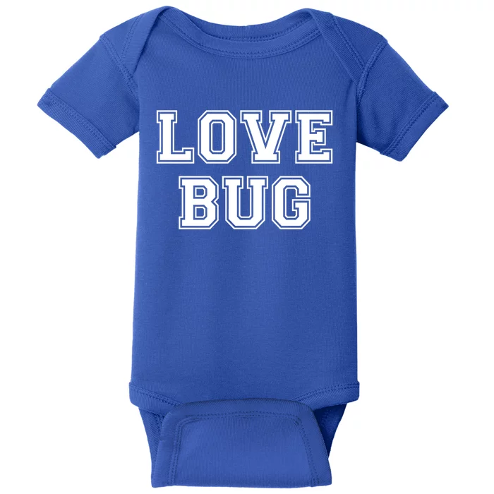 Love Bug Vcool Giftday Retro Style Love Bug Valentines Day Gift Baby Bodysuit