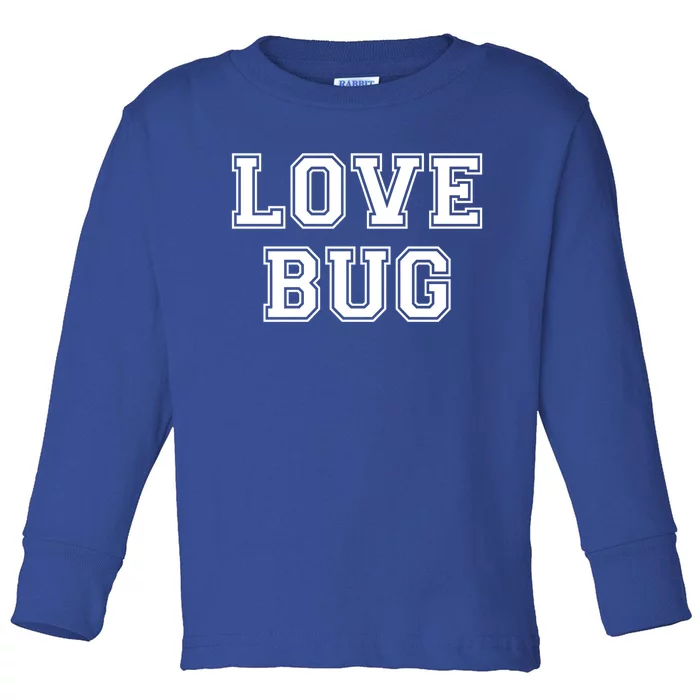 Love Bug Vcool Giftday Retro Style Love Bug Valentines Day Gift Toddler Long Sleeve Shirt