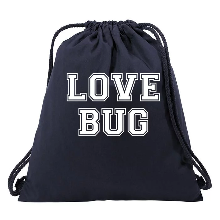 Love Bug Vcool Giftday Retro Style Love Bug Valentines Day Gift Drawstring Bag