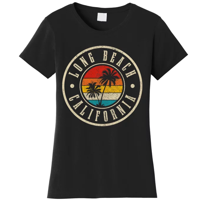 Long Beach Vintage Retro California Women's T-Shirt