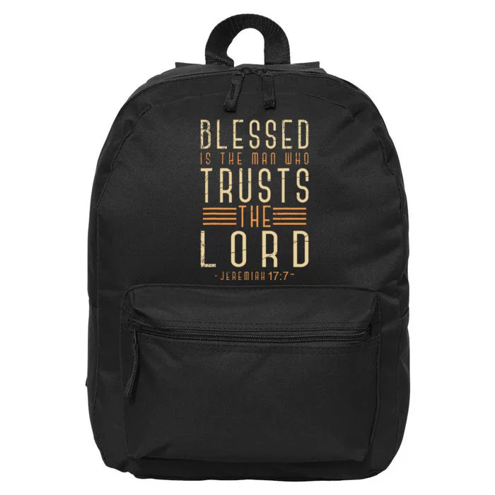 Lord Bible Verse God Savior Prayer Christian Devotee Jesus 16 in Basic Backpack