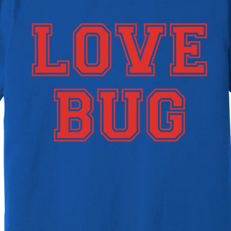 Love Bug Vgiftday Retro Style Love Bug Valentines Day Gift Premium T-Shirt