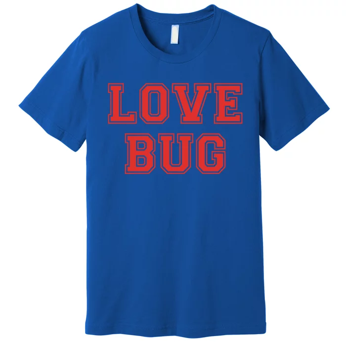 Love Bug Vgiftday Retro Style Love Bug Valentines Day Gift Premium T-Shirt