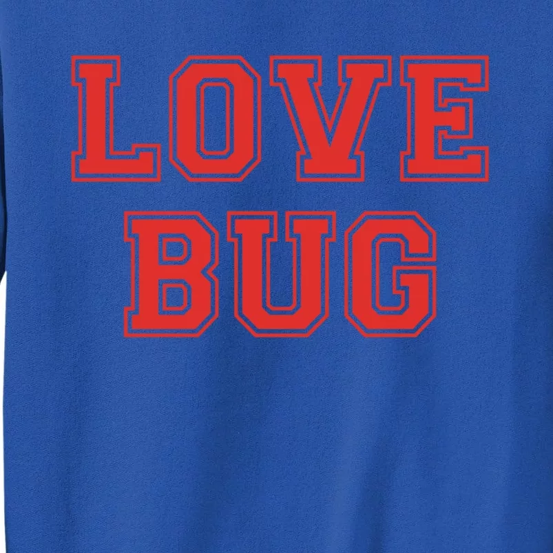 Love Bug Vgreat Giftday Retro Style Love Bug Valentines Day Gift Tall Sweatshirt