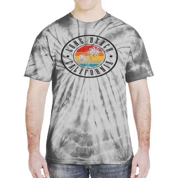 Long Beach Vintage Retro California Tie-Dye T-Shirt