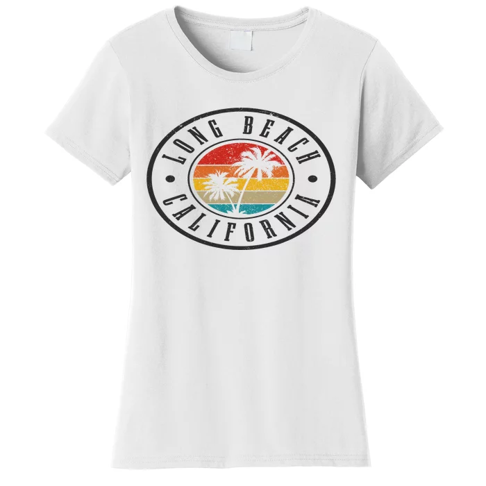 Long Beach Vintage Retro California Women's T-Shirt