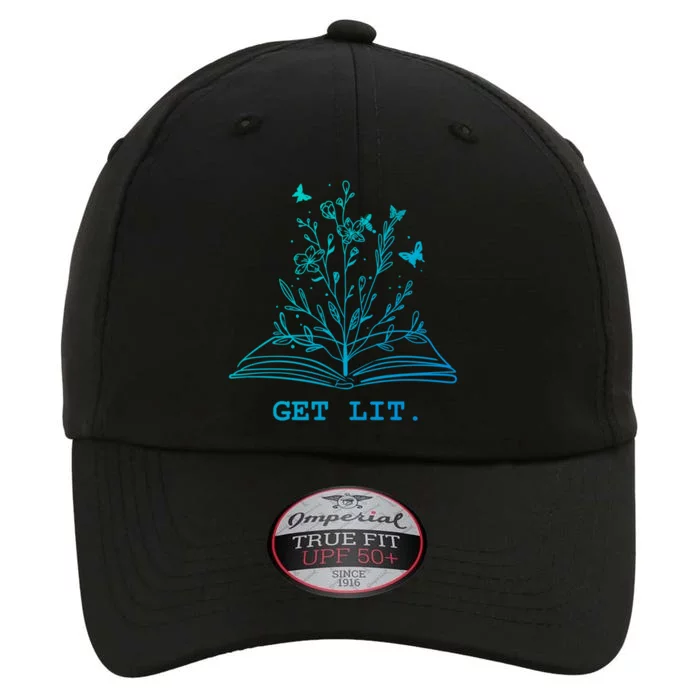 Library Book Wildflowers Lovers Literature Teacher Gift The Original Performance Cap