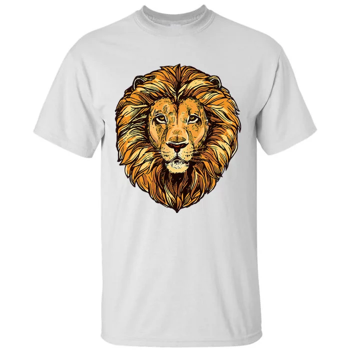 Lion Boy Women Lion Tall T-Shirt