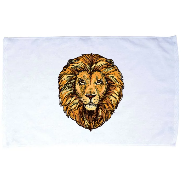 Lion Boy Women Lion Microfiber Hand Towel