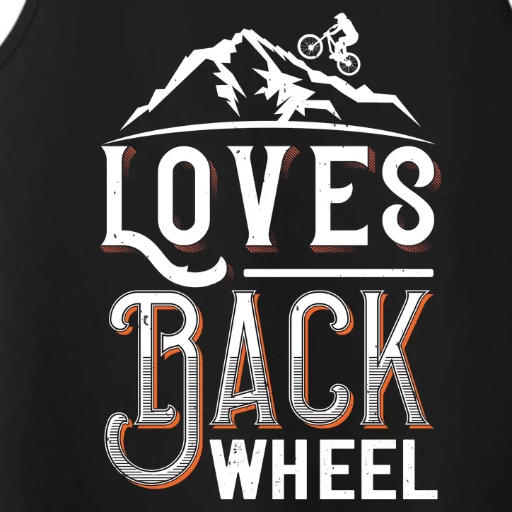 Love Back Wheel Mountain Biking Performance Tank