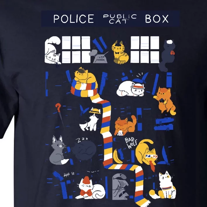 Library Box Who Tall T-Shirt