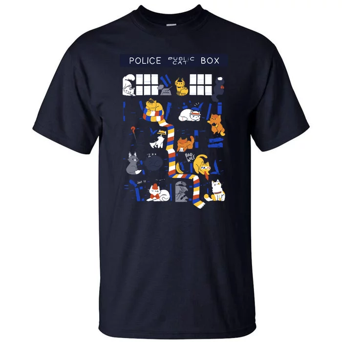 Library Box Who Tall T-Shirt