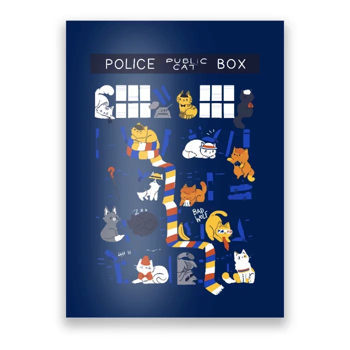 Library Box Who Poster