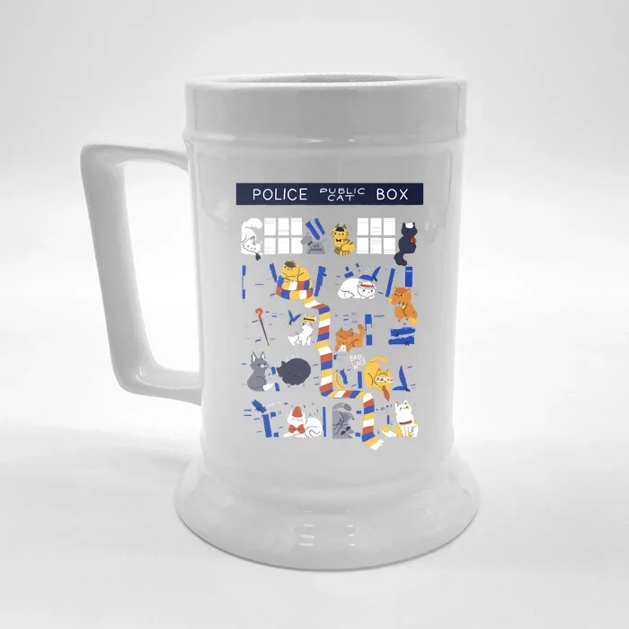 Library Box Who Front & Back Beer Stein