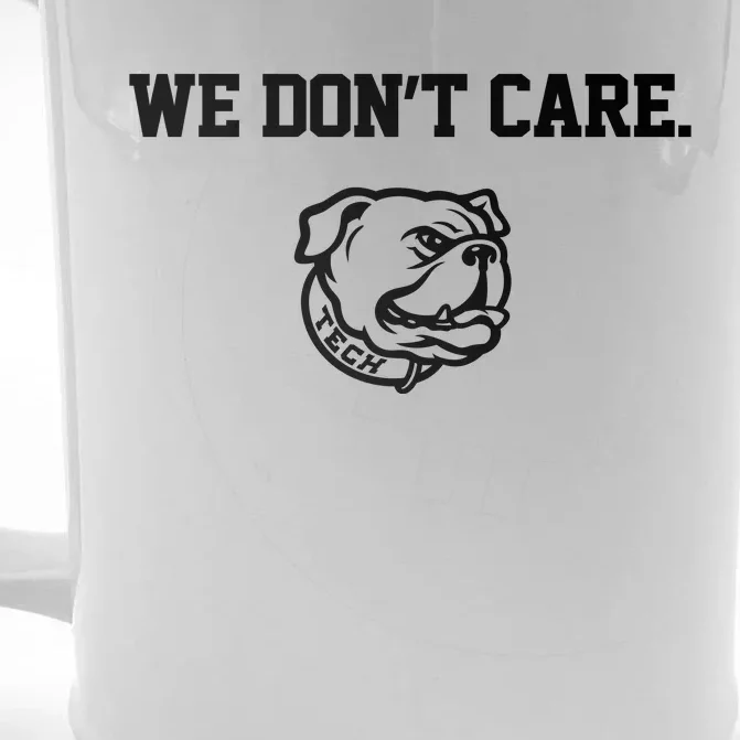 Lane Burroughs We Dont Care WeRe Louisiana Tech Front & Back Beer Stein