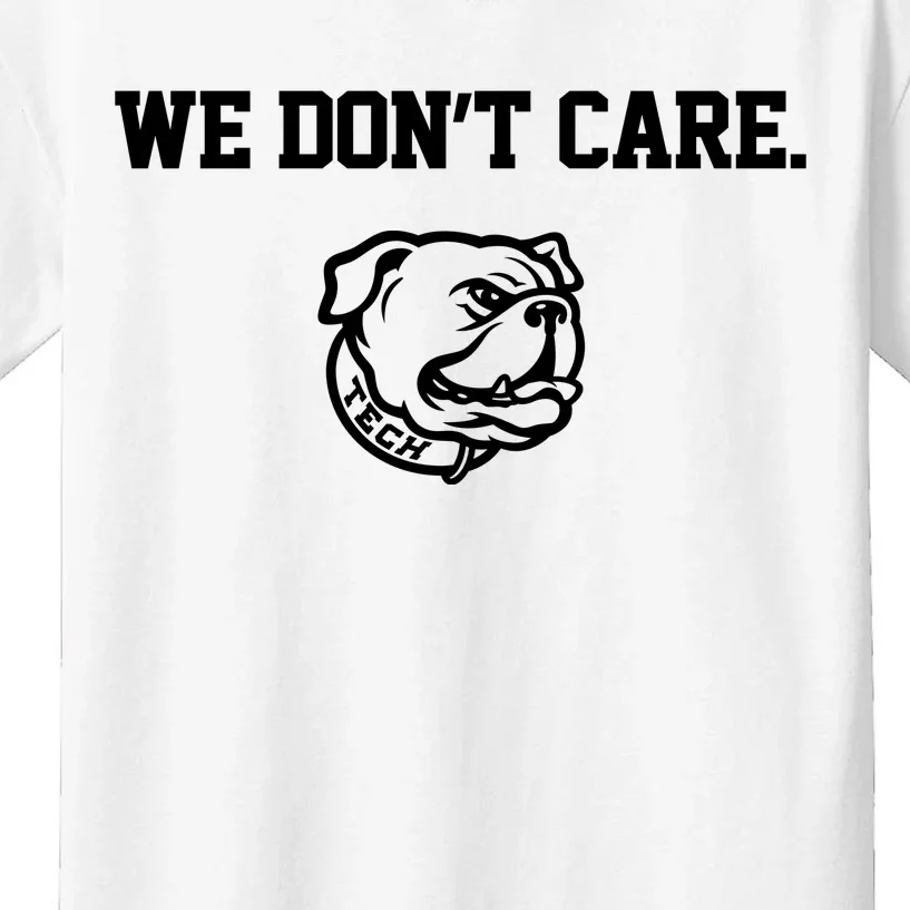 Lane Burroughs We Dont Care WeRe Louisiana Tech Kids T-Shirt