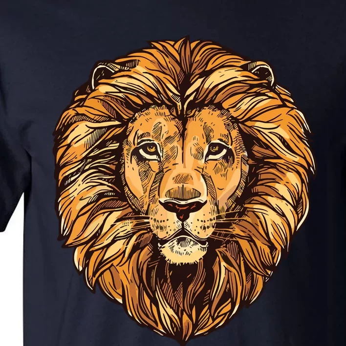 Lion Boy Womens Lion Graphic Tees For Women Men Tall T-Shirt