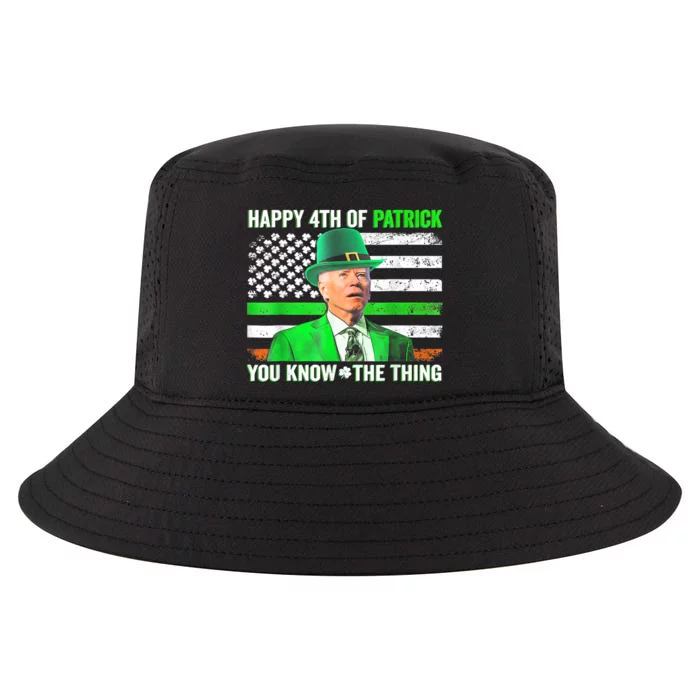 Leprechaun Biden You Know... The Thing For St Patricks Day Cool Comfort Performance Bucket Hat