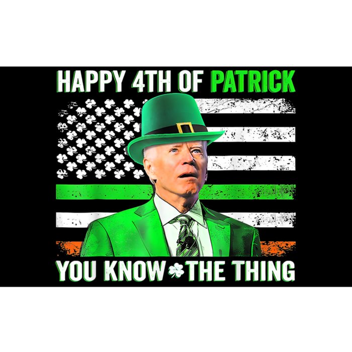 Leprechaun Biden You Know... The Thing For St Patricks Day Bumper Sticker