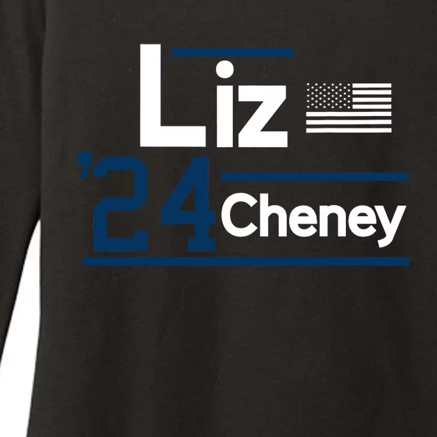 Liz Cheney 2024 For President Womens CVC Long Sleeve Shirt