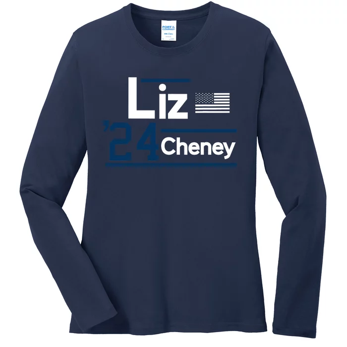 Liz Cheney 2024 For President Ladies Long Sleeve Shirt