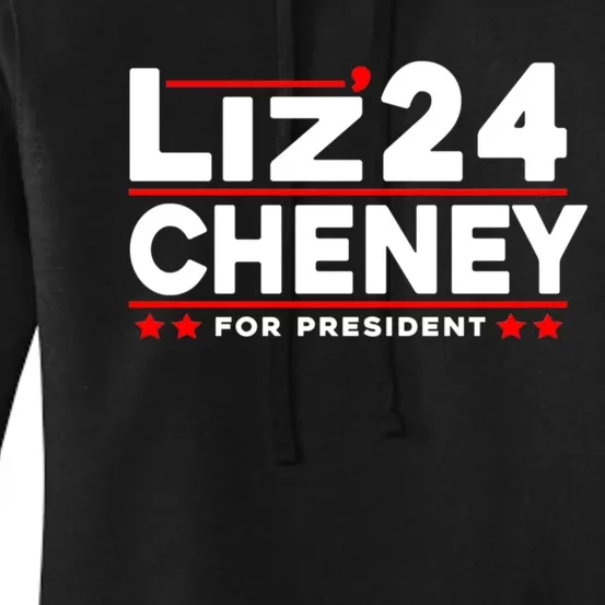 Liz Cheney 2024 For President Women's Pullover Hoodie