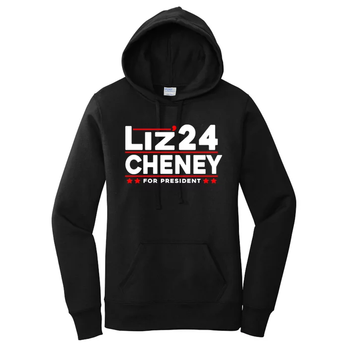 Liz Cheney 2024 For President Women's Pullover Hoodie