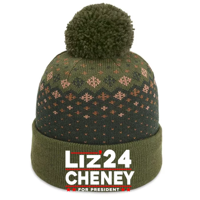 Liz Cheney 2024 For President The Baniff Cuffed Pom Beanie