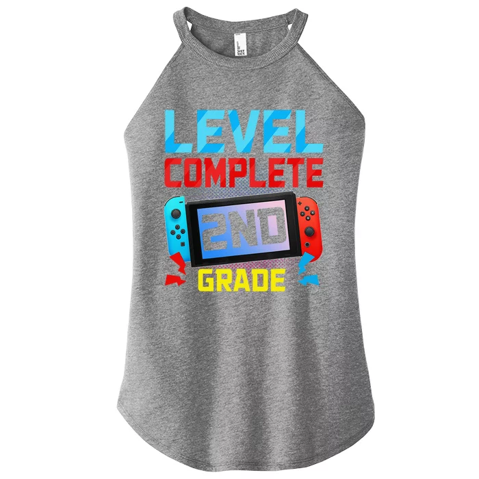 Level Complete 2nd Grade Video Game Last Day Of School Women’s Perfect Tri Rocker Tank