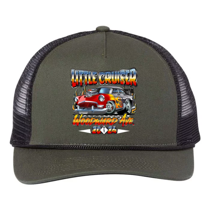 Little Cruiser 2024 Kid Design Muscle Car Red Version Retro Rope Trucker Hat Cap