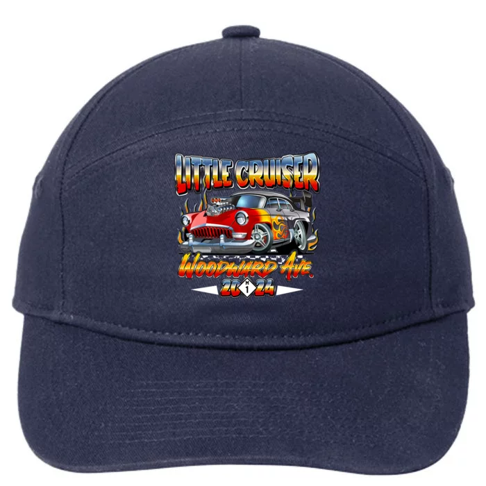 Little Cruiser 2024 Kid Design Muscle Car Red Version 7-Panel Snapback Hat