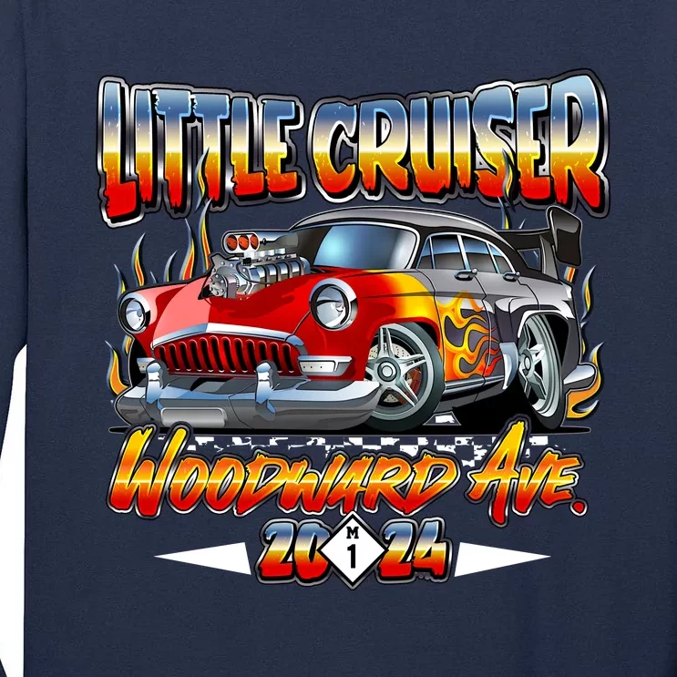 Little Cruiser 2024 Kid Design Muscle Car Red Version Tall Long Sleeve T-Shirt