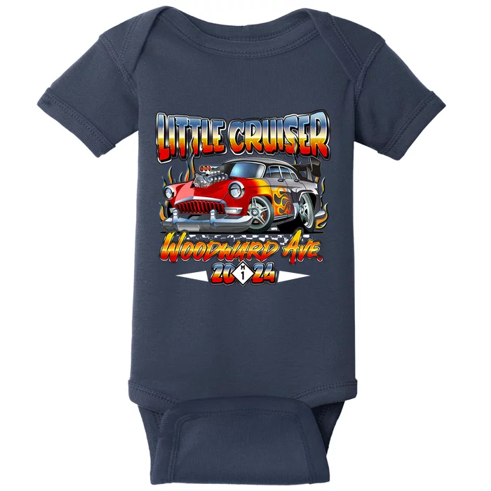 Little Cruiser 2024 Kid Design Muscle Car Red Version Baby Bodysuit