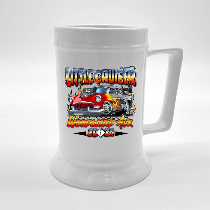 Little Cruiser 2024 Kid Design Muscle Car Red Version Front & Back Beer Stein