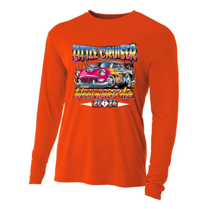 Little Cruiser 2024 Kid Design Muscle Car Pink Version Cooling Performance Long Sleeve Crew